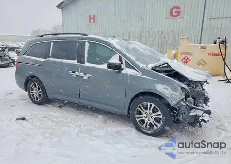 2011 Honda Odyssey Exl z USA, uszkodzony, nr VIN 5FNRL5H66BB015420